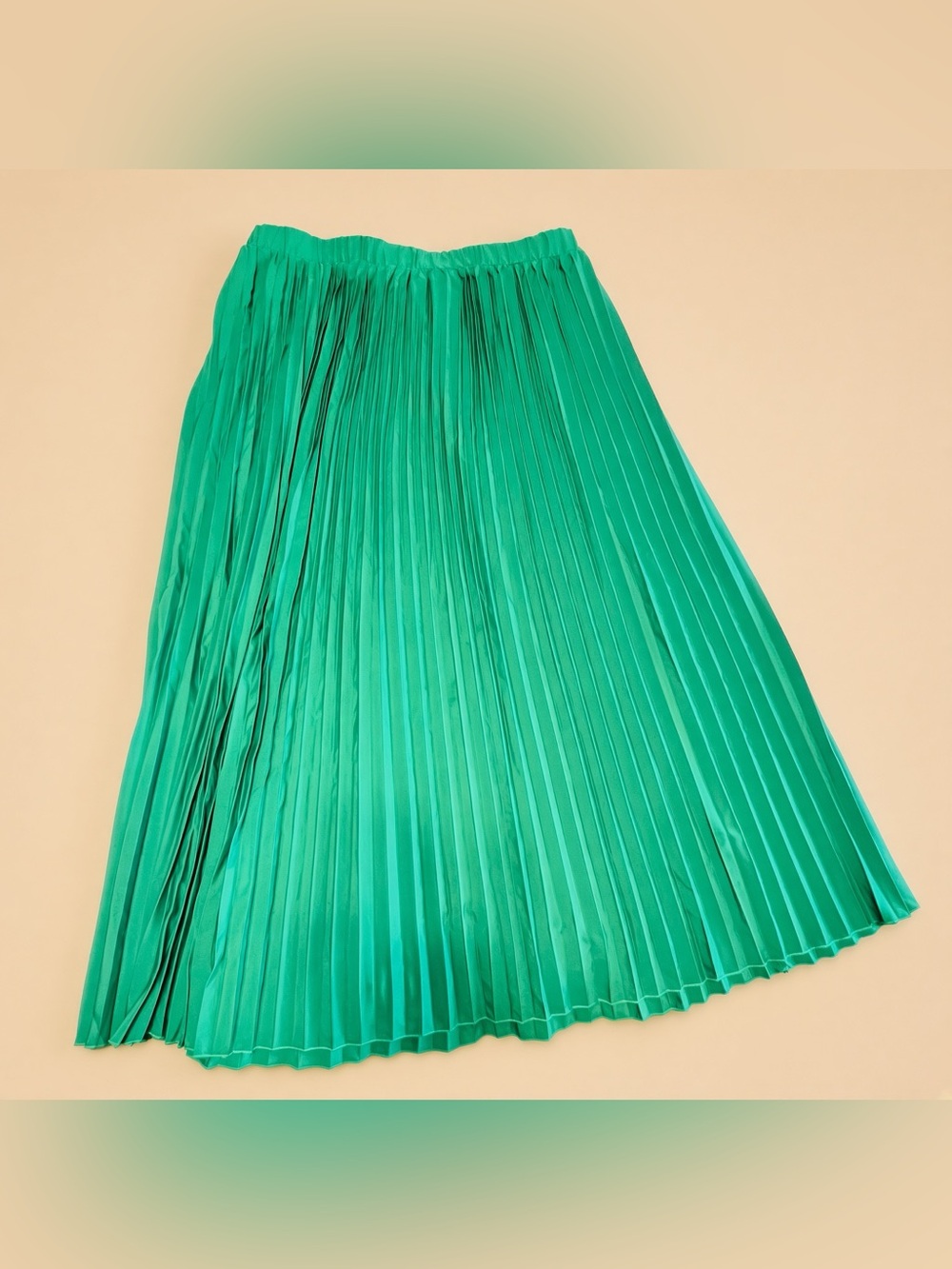 Pleated Green Women's Skirt - Brand